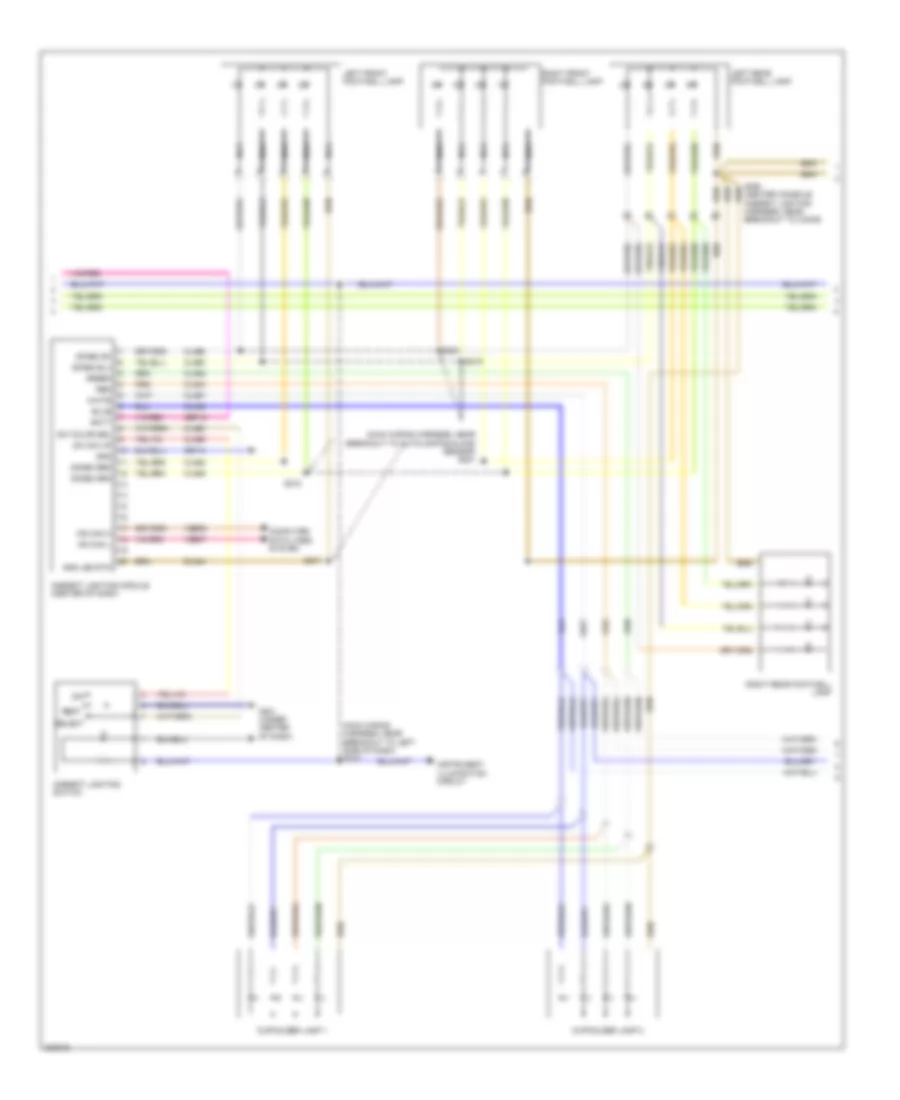 Courtesy Lamps Wiring Diagram (2 of 3) for Lincoln MKS 2010