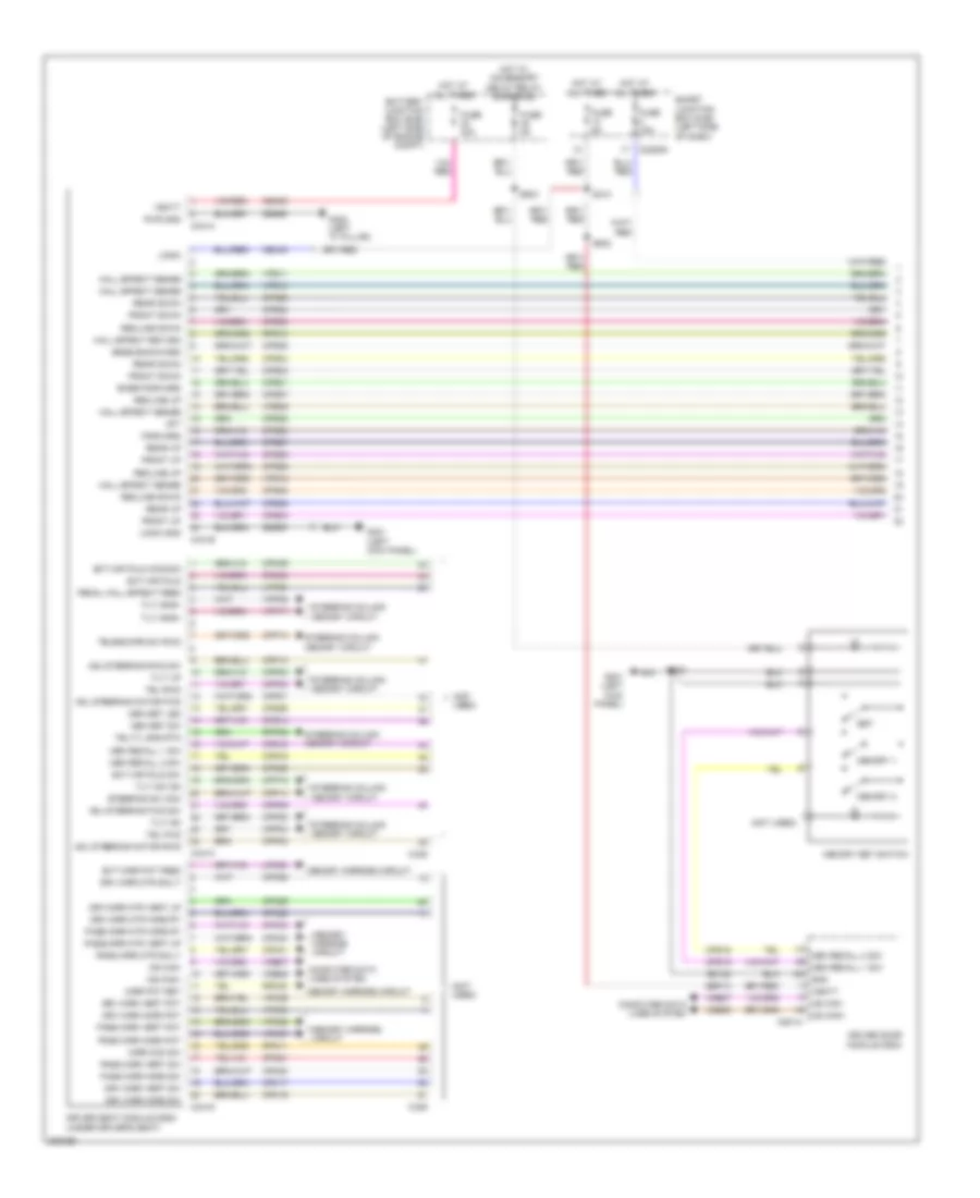 Driver s Memory Seat Wiring Diagram 1 of 2 for Lincoln MKS 2010