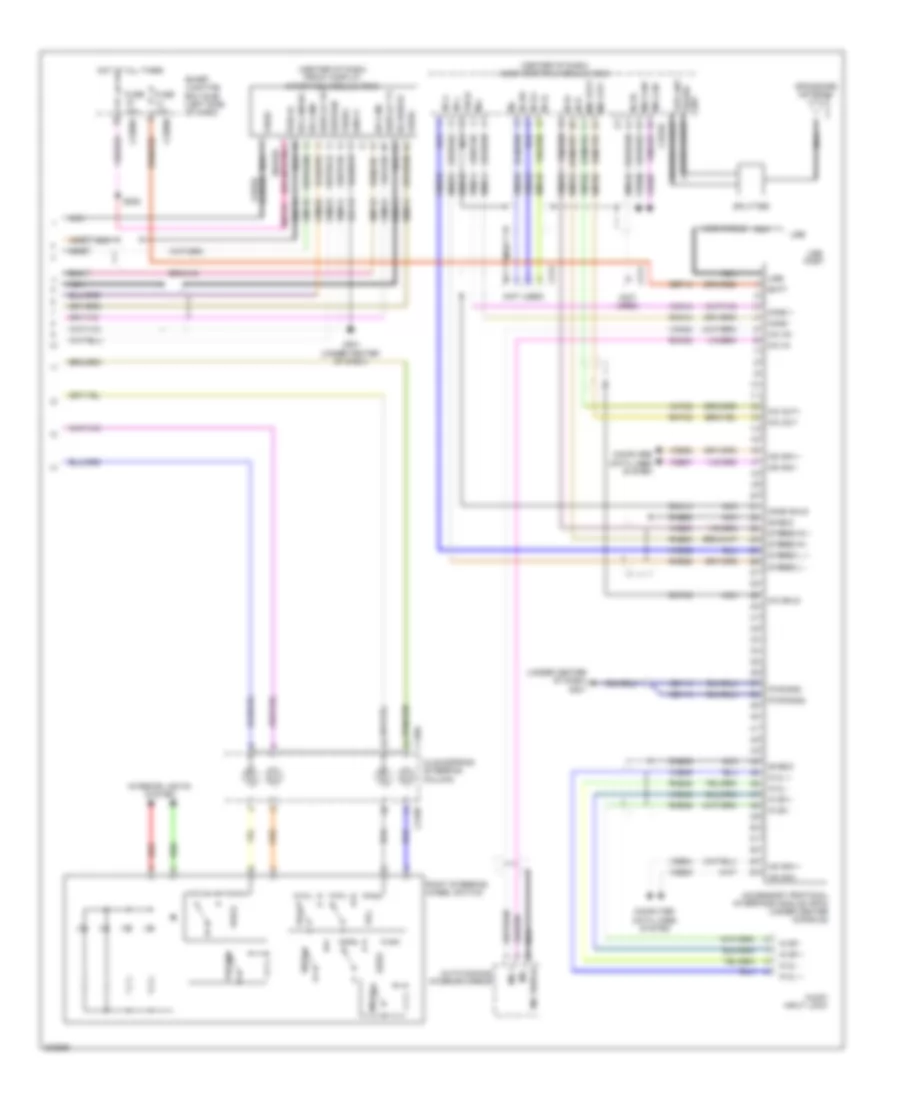 Navigation Wiring Diagram 3 of 3 for Lincoln MKS 2010