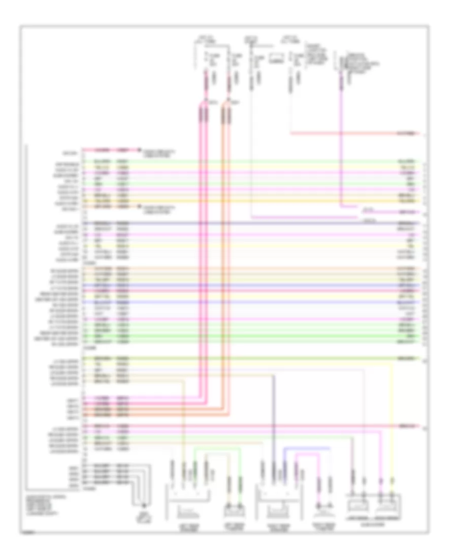 THX Audio Radio Wiring Diagram (1 of 3) for Lincoln MKS 2010