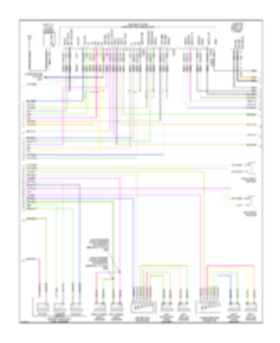 THX Audio Radio Wiring Diagram (2 of 3) for Lincoln MKS 2010
