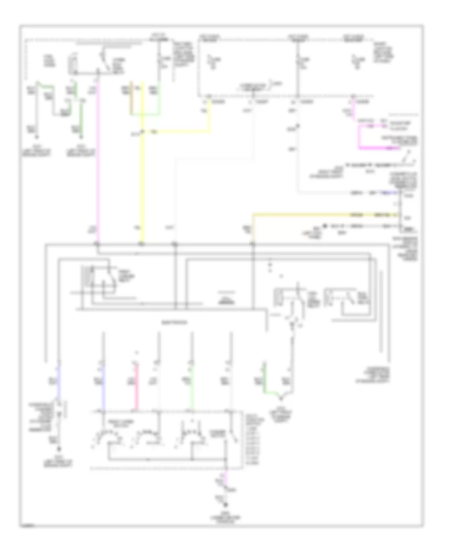 WiperWasher Wiring Diagram for Lincoln MKS 2010
