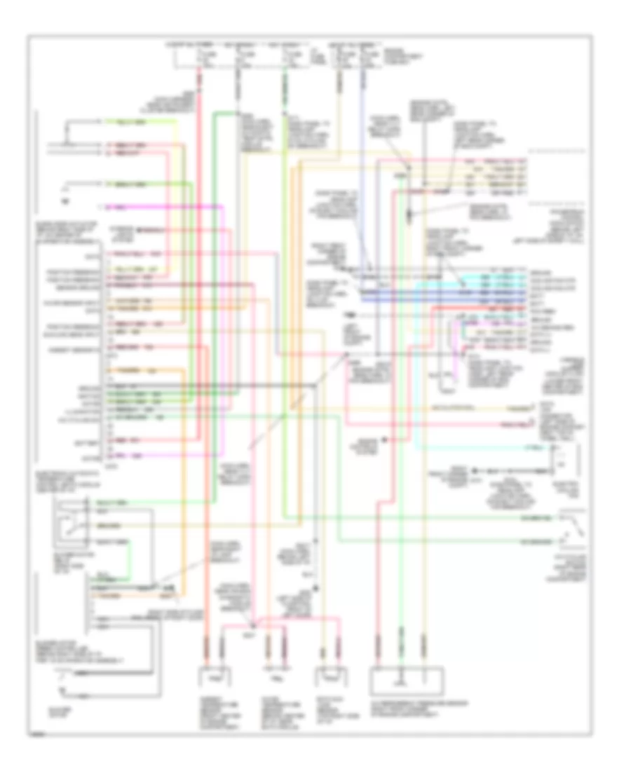 Air Conditioning Wiring Diagrams for Lincoln Mark VIII 1997