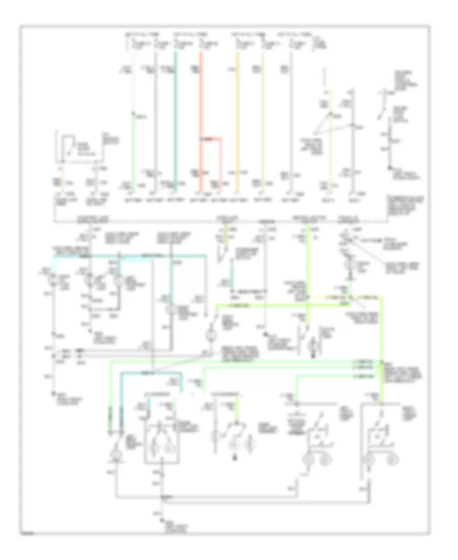 Courtesy Lamps Wiring Diagram for Lincoln Mark VIII 1997