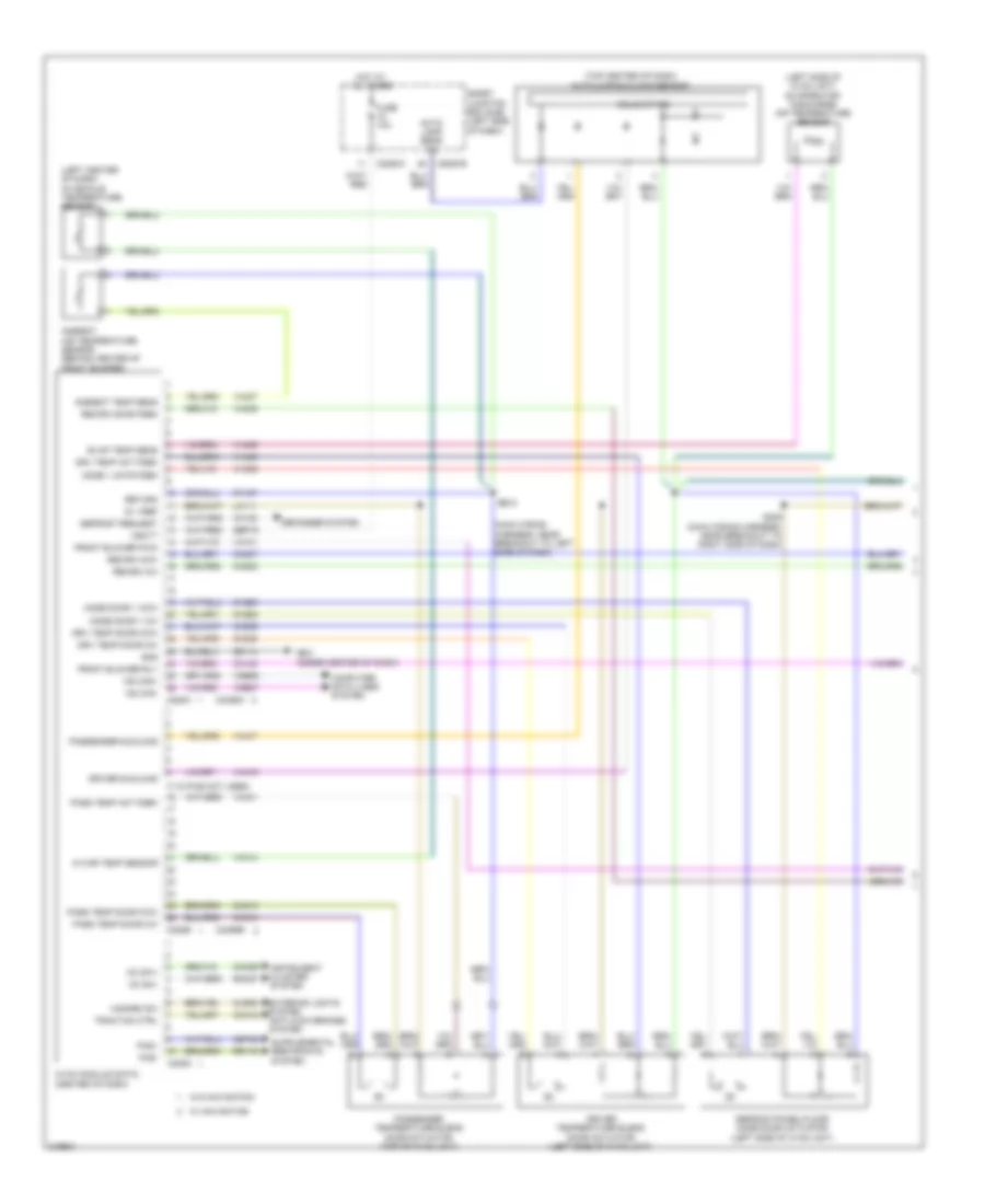 Automatic AC Wiring Diagram (1 of 2) for Lincoln MKS EcoBoost 2010