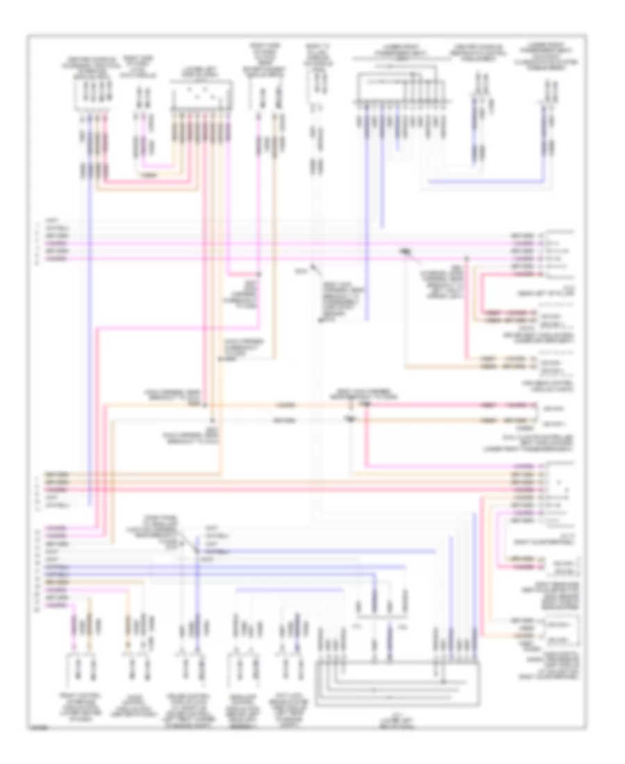 Computer Data Lines Wiring Diagram (2 of 2) for Lincoln MKT 2010