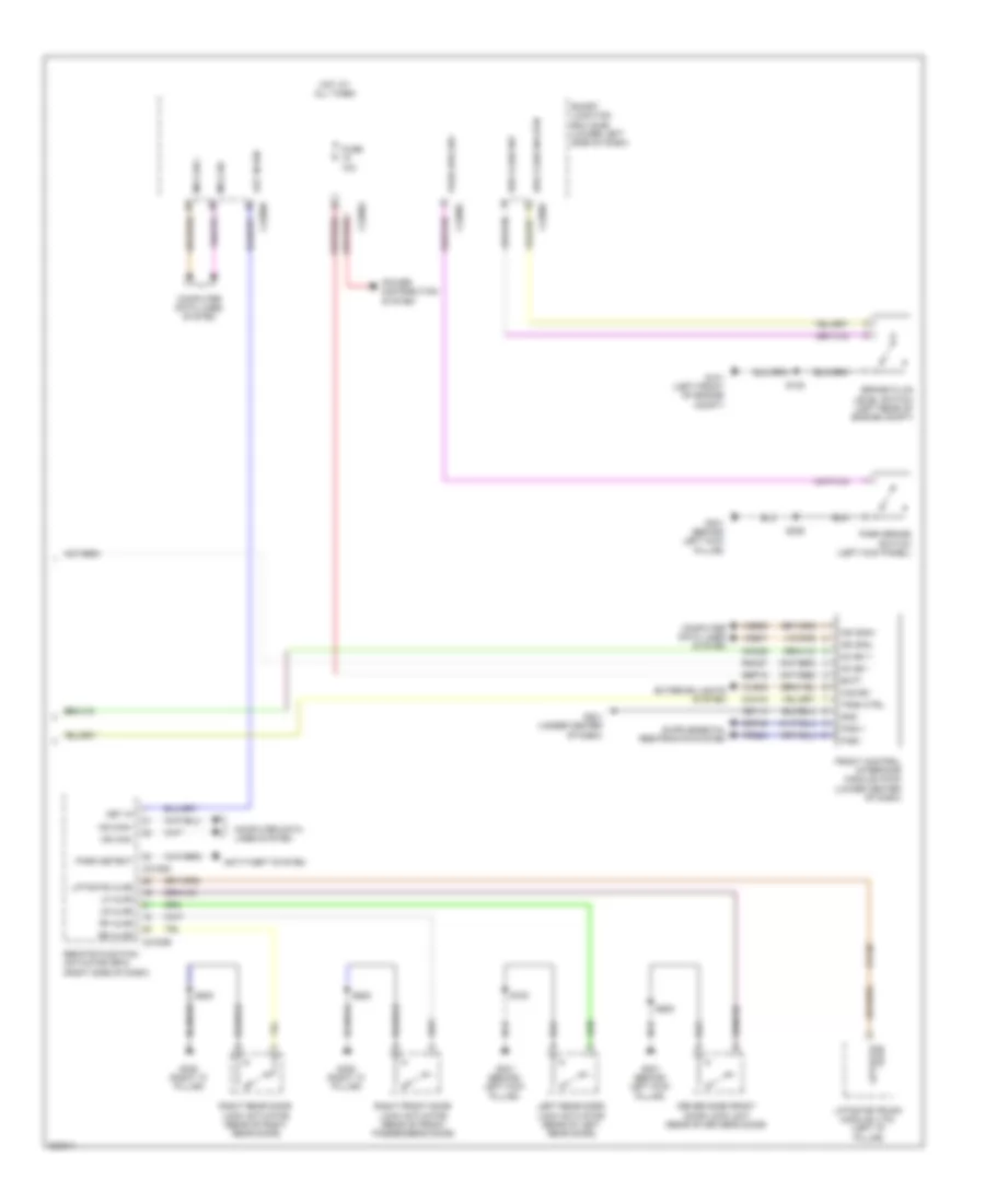 Instrument Cluster Wiring Diagram (2 of 2) for Lincoln MKT 2010