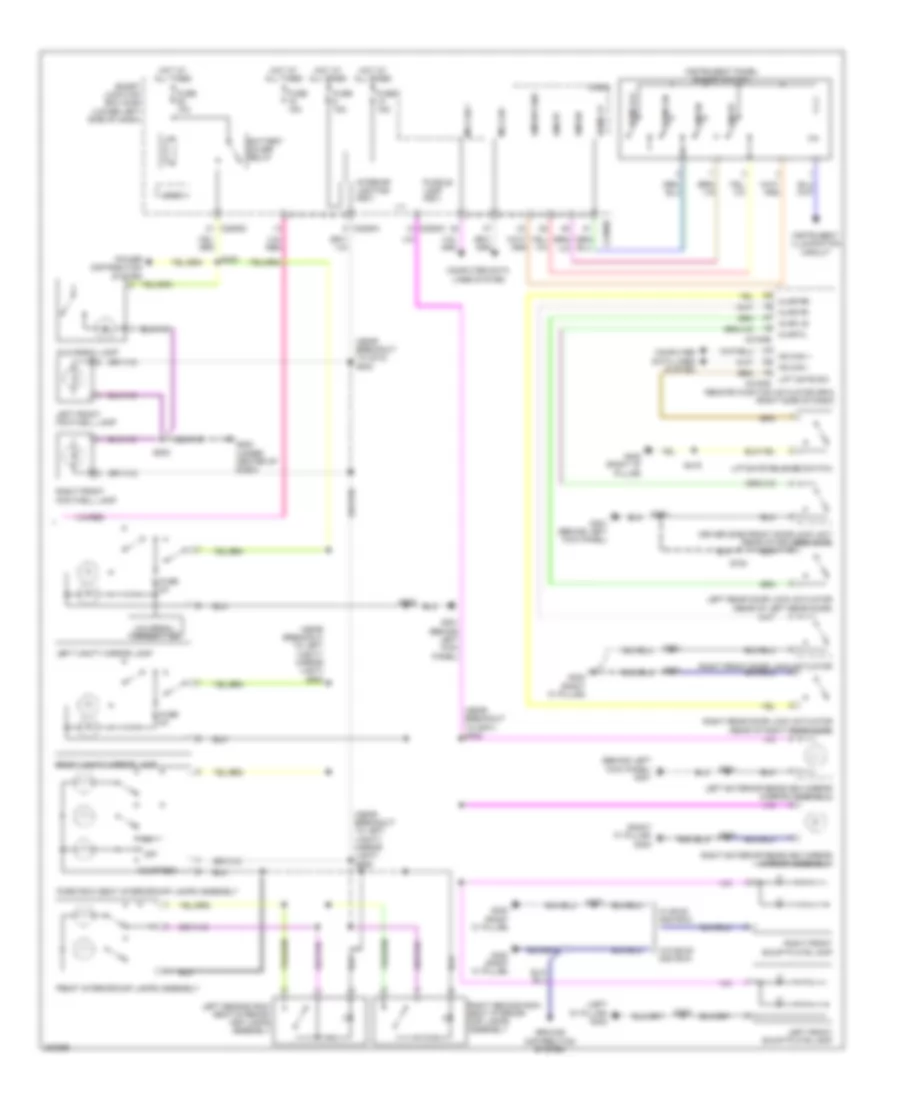 Courtesy Lamps Wiring Diagram 3 of 3 for Lincoln MKT 2010