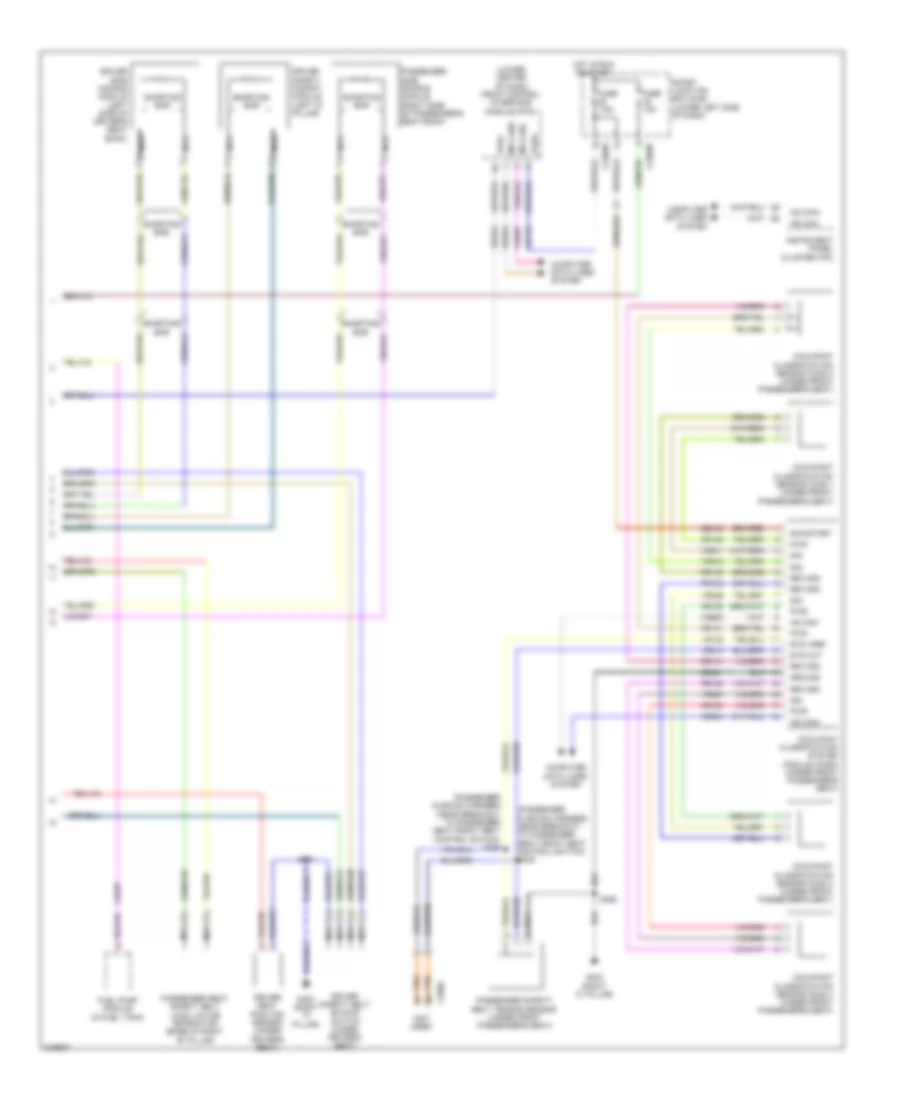 Supplemental Restraints Wiring Diagram 2 of 2 for Lincoln MKT 2010