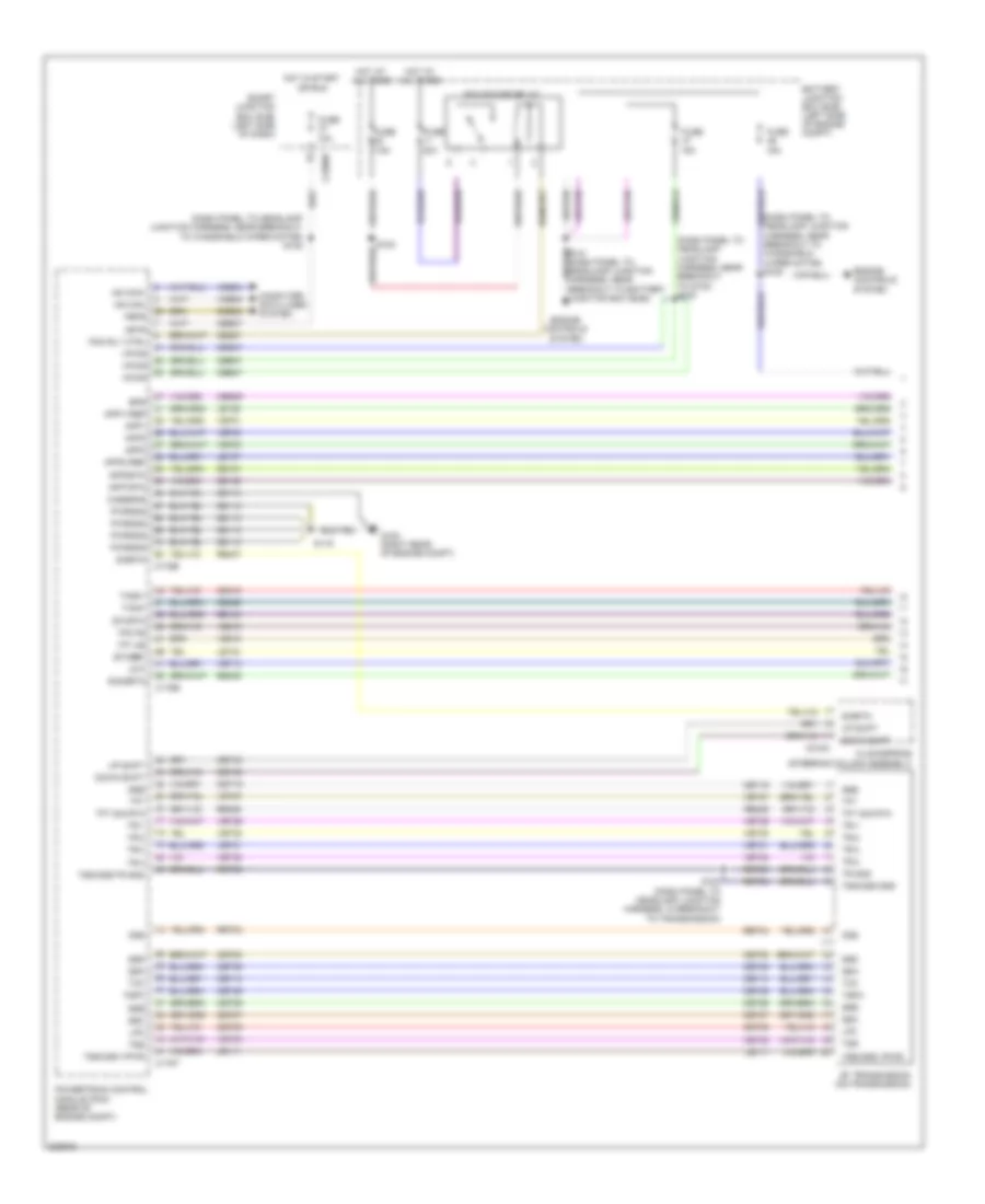 3.7L, AT Wiring Diagram (1 of 2) for Lincoln MKT 2010