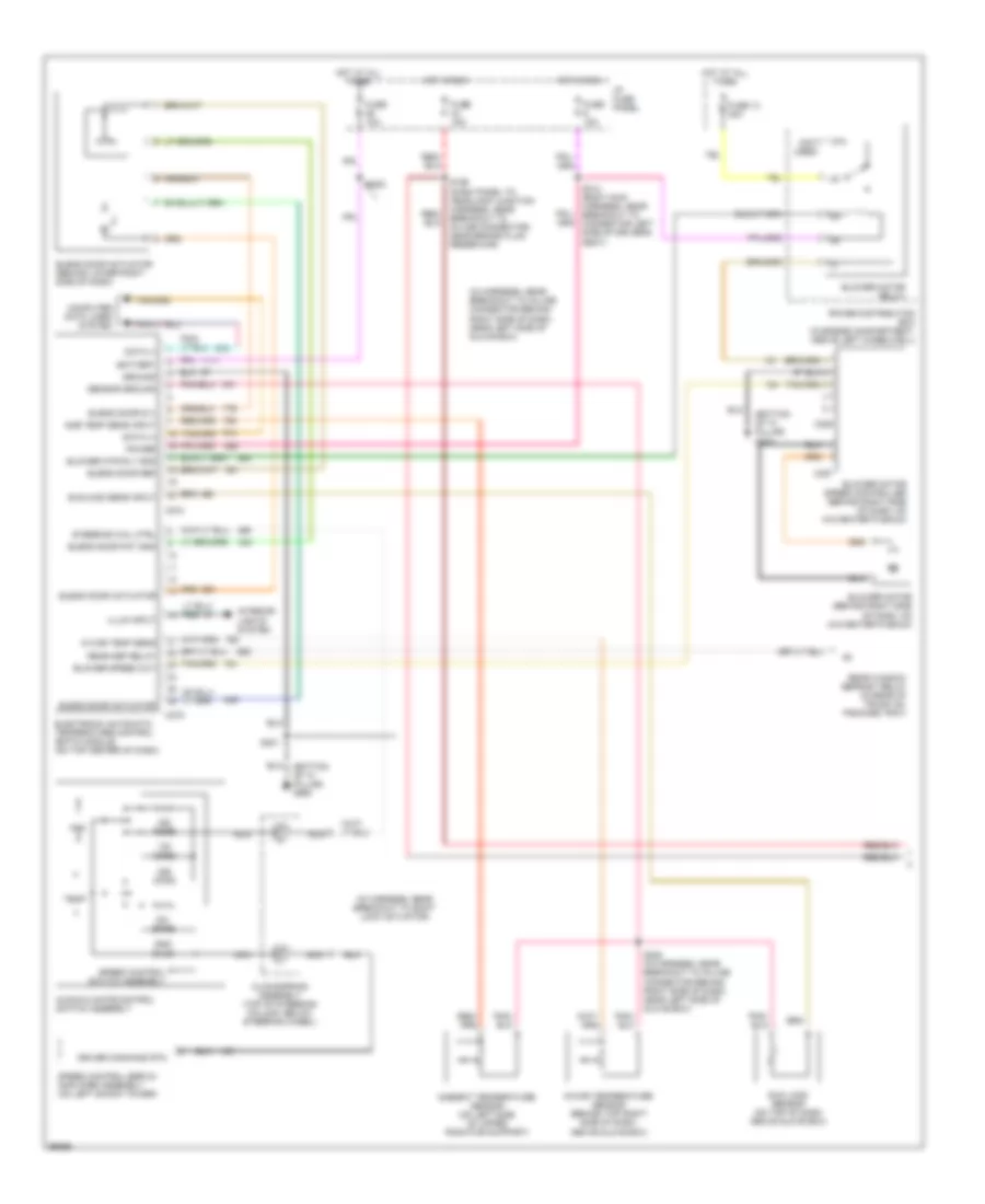 Air Conditioning Wiring Diagrams 1 of 2 for Lincoln Continental 1998