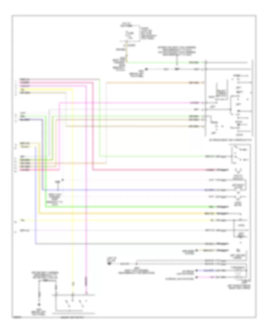 Memory Mirrors Wiring Diagram 2 of 2 for Lincoln Navigator 2010
