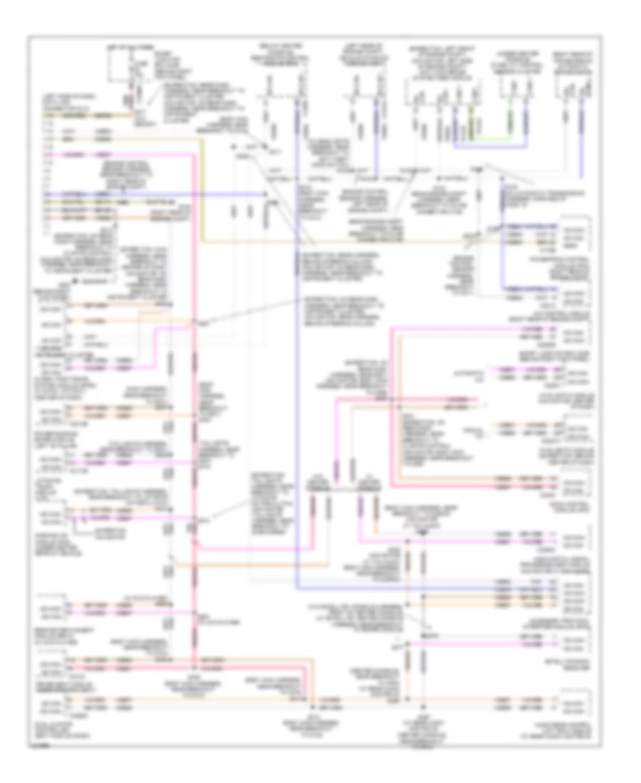 Computer Data Lines Wiring Diagram for Lincoln Navigator L 2010