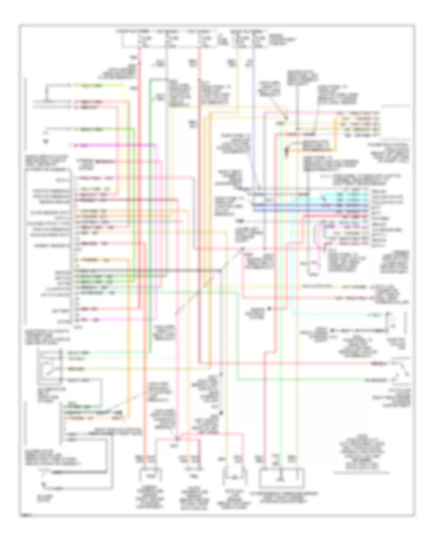 AIR CONDITIONING Lincoln Mark VIII LSC 1998 SYSTEM WIRING DIAGRAMS