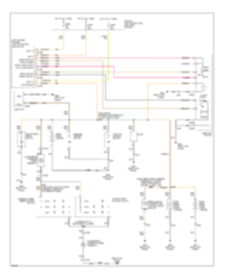 Instrument Illumination Wiring Diagram for Lincoln Town Car Executive 2010