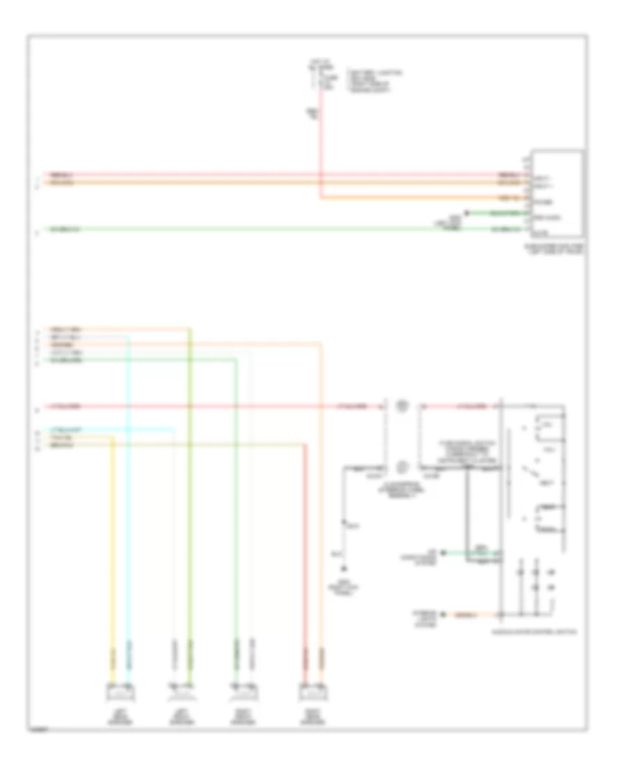 Radio Wiring Diagram 2 of 2 for Lincoln Town Car Executive 2010