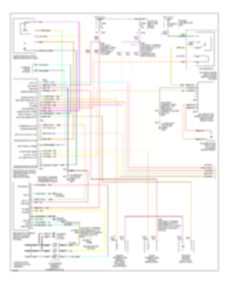 Air Conditioning Wiring Diagrams (1 of 3) for Lincoln Navigator 1998