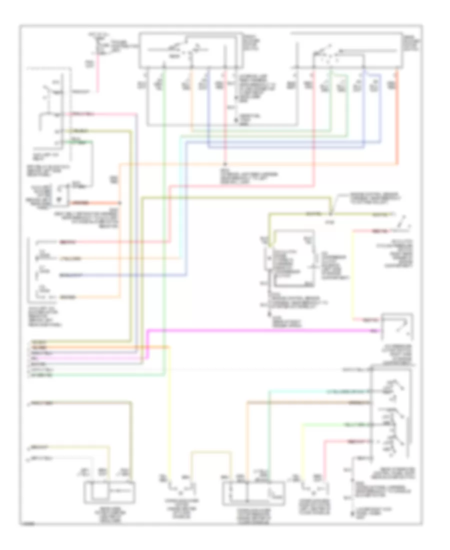 Air Conditioning Wiring Diagrams 3 of 3 for Lincoln Navigator 1998