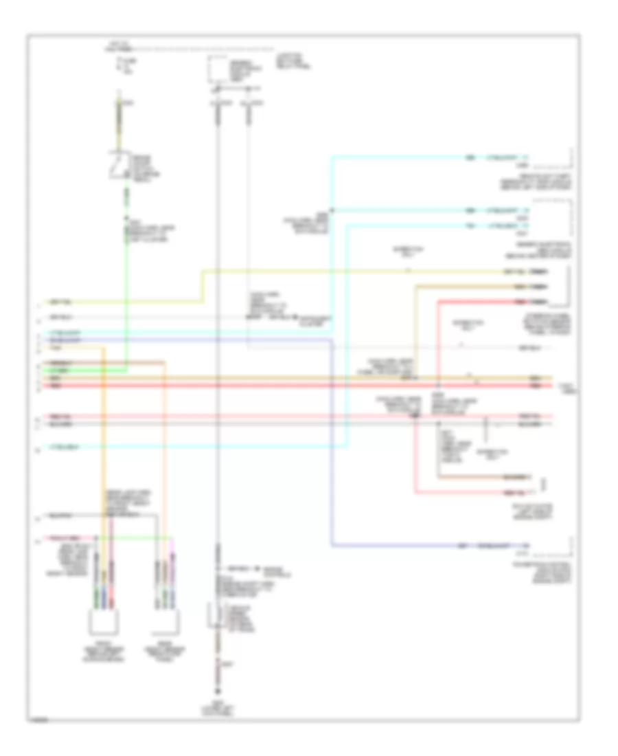 Electronic Suspension Wiring Diagram 2 of 2 for Lincoln Navigator 1998