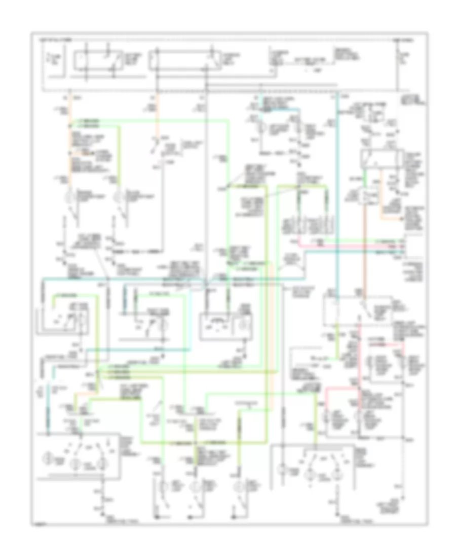 Courtesy Lamps Wiring Diagram for Lincoln Navigator 1998