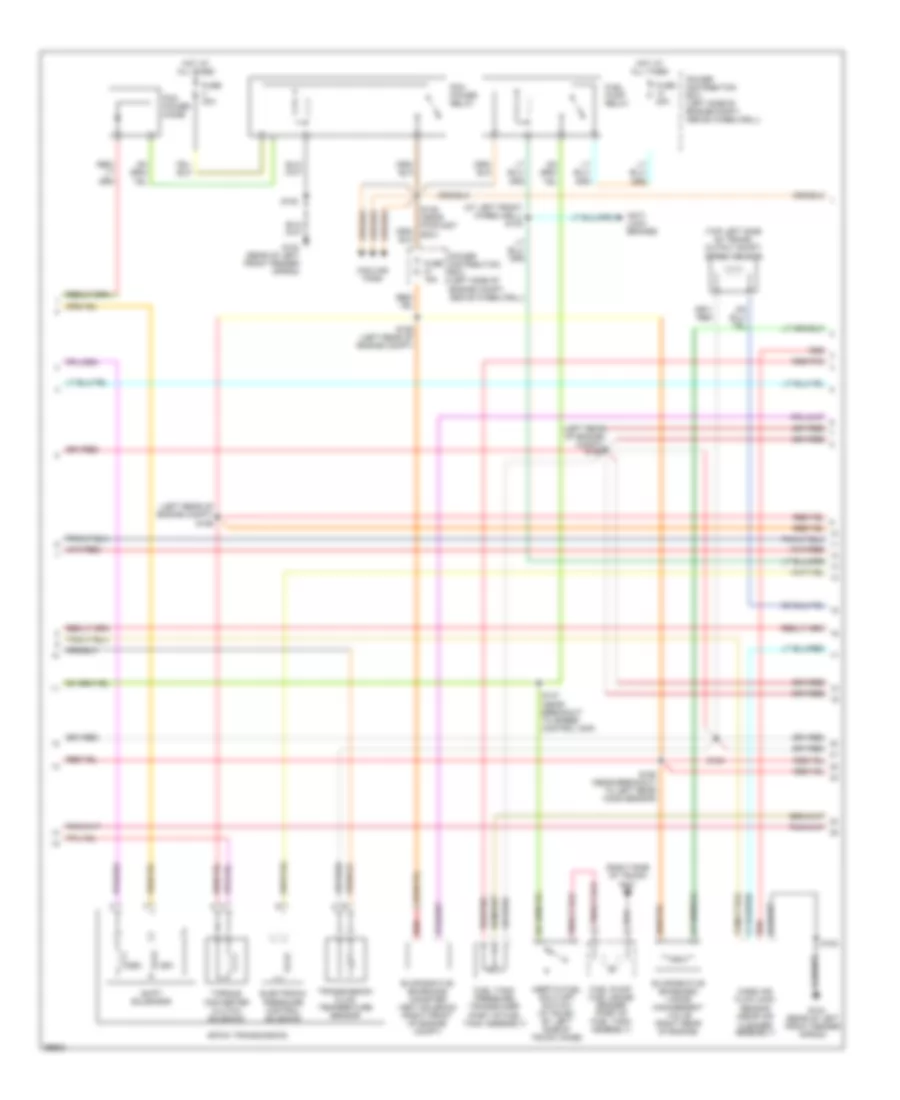 4.6L, Engine Performance Wiring Diagrams (2 of 3) for Lincoln Town Car Cartier 1998