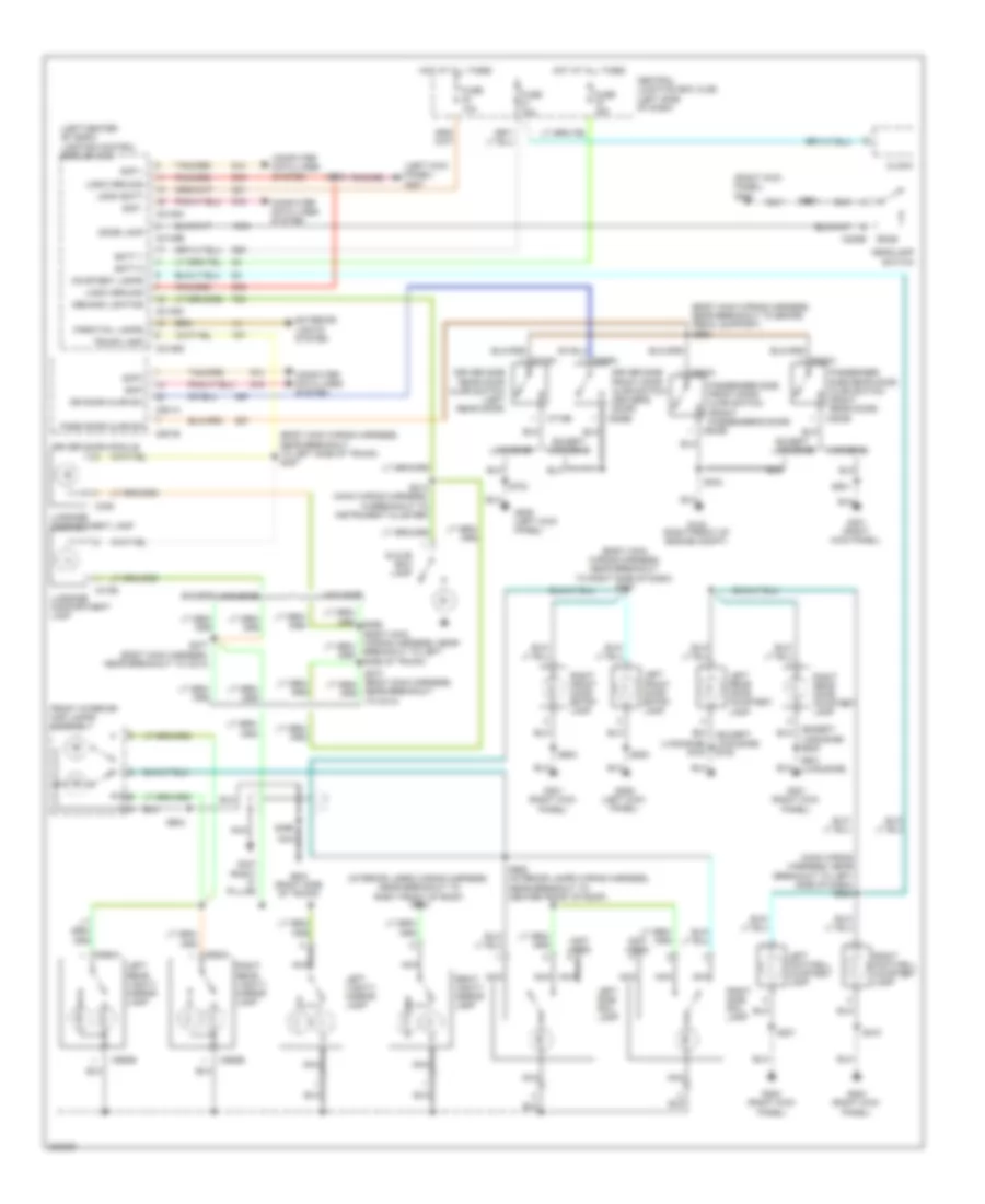 Courtesy Lamps Wiring Diagram for Lincoln Town Car Signature Limited 2010