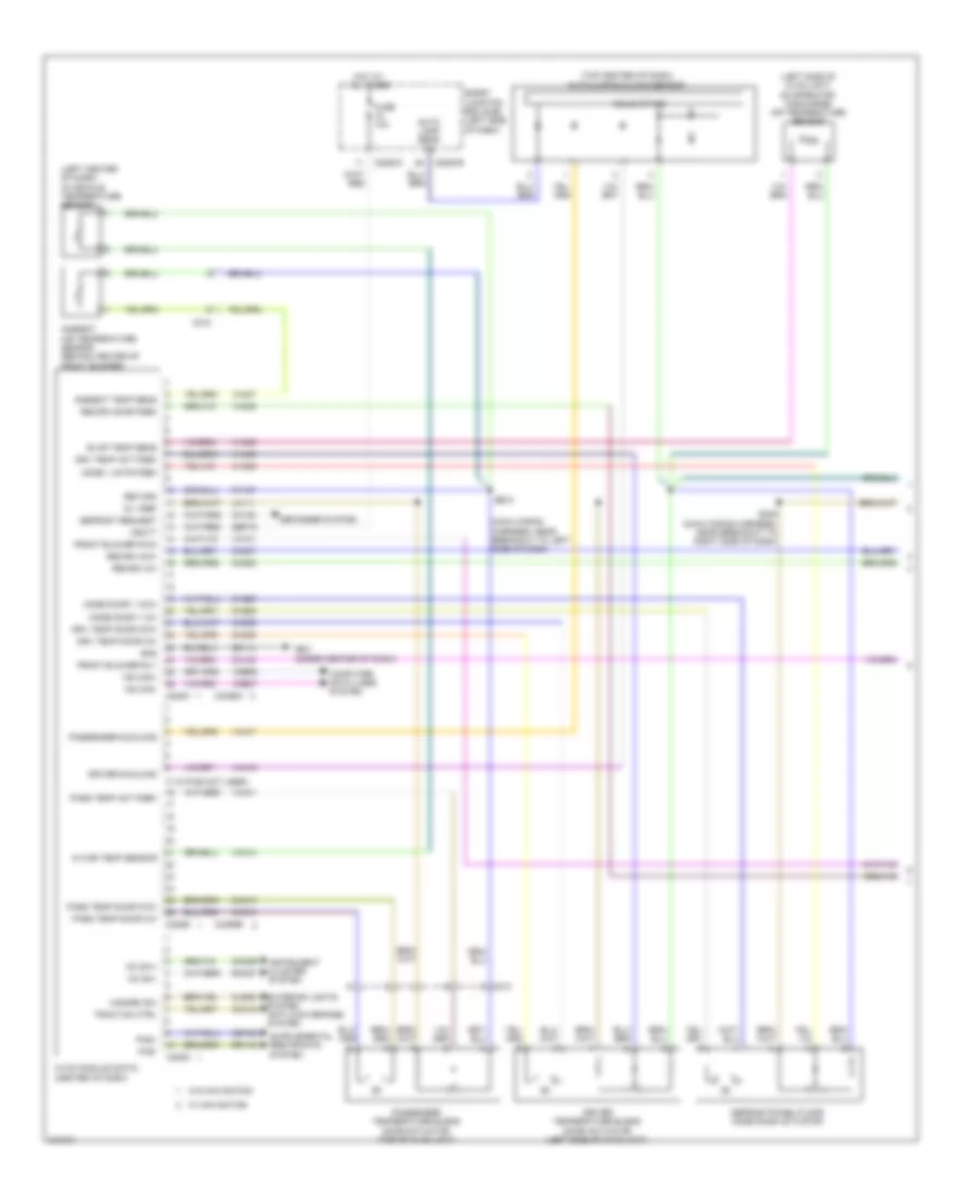 Automatic AC Wiring Diagram (1 of 2) for Lincoln MKS 2011