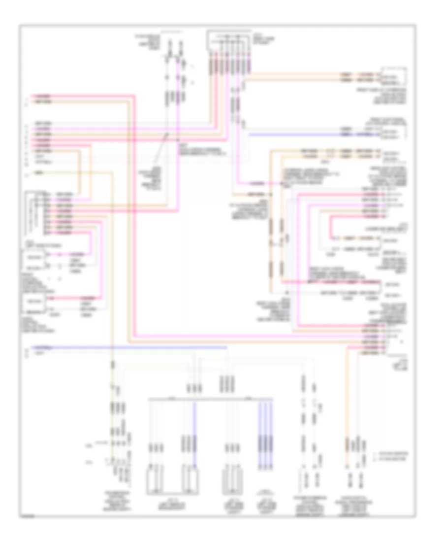Computer Data Lines Wiring Diagram 2 of 2 for Lincoln MKS 2011