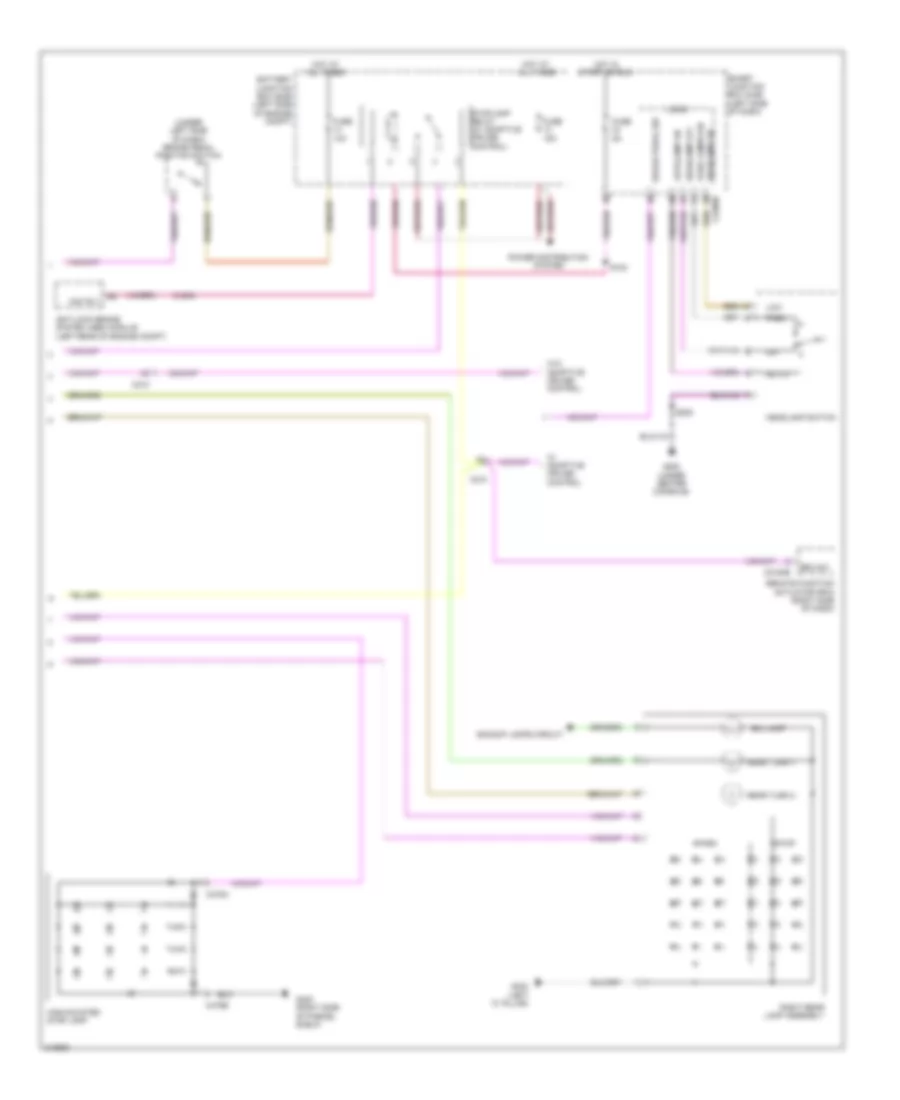 Exterior Lamps Wiring Diagram (2 of 2) for Lincoln MKS 2011