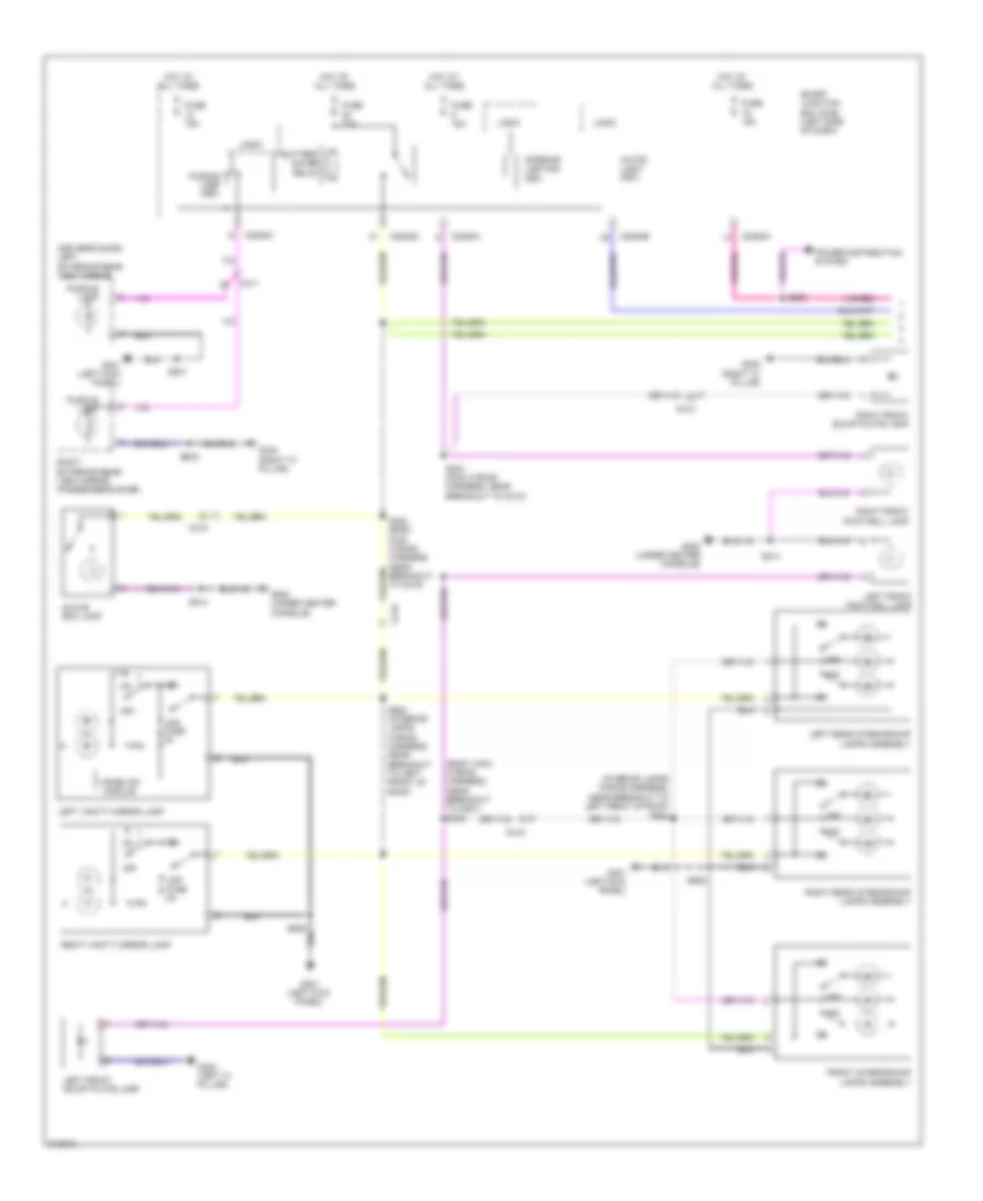 Courtesy Lamps Wiring Diagram 1 of 3 for Lincoln MKS 2011