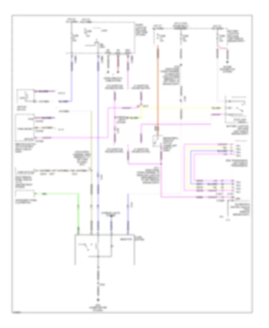 Shift Interlock Wiring Diagram for Lincoln MKS 2011