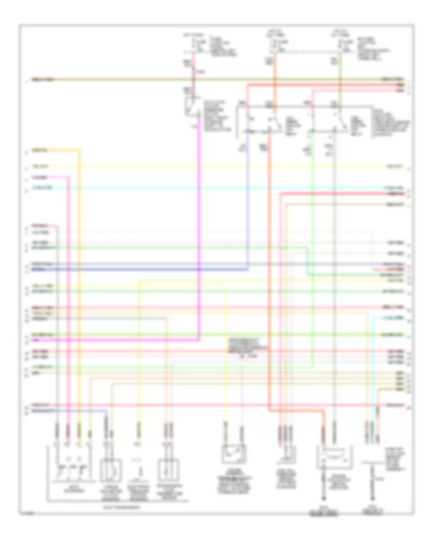 4.6L, Engine Performance Wiring Diagrams (2 of 4) for Lincoln Continental 1999