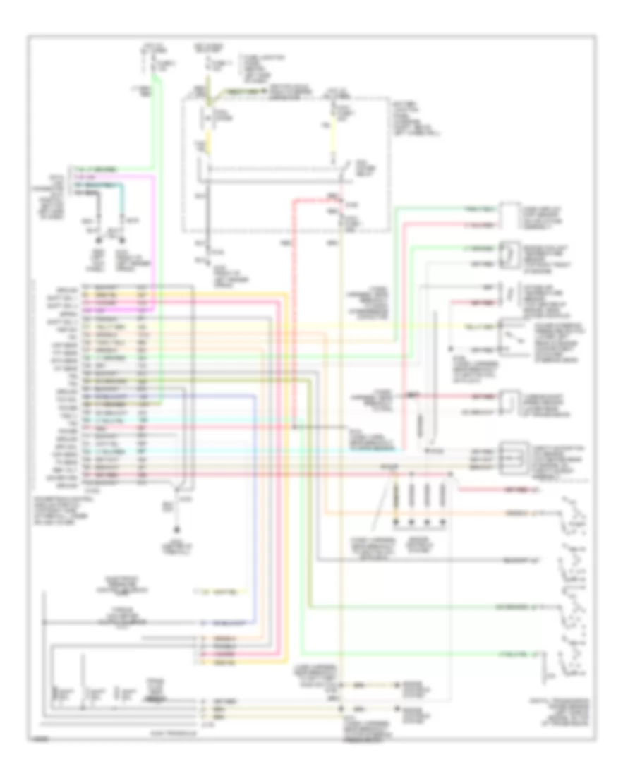 A T Wiring Diagram for Lincoln Continental 1999