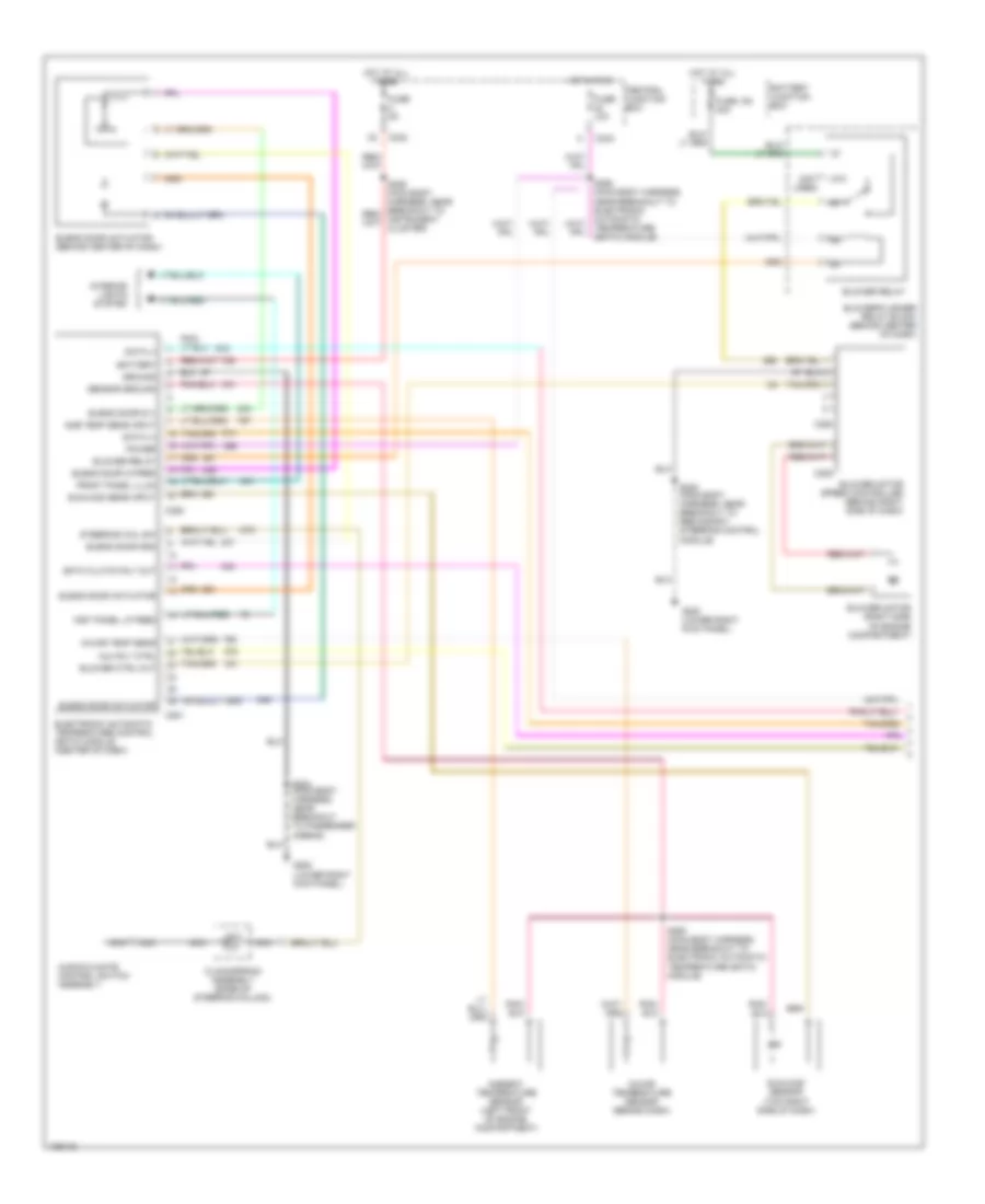 Automatic A C Wiring Diagram 1 of 3 for Lincoln Navigator 1999