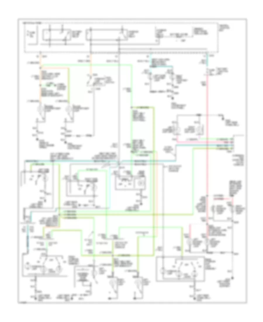 Courtesy Lamps Wiring Diagram for Lincoln Navigator 1999