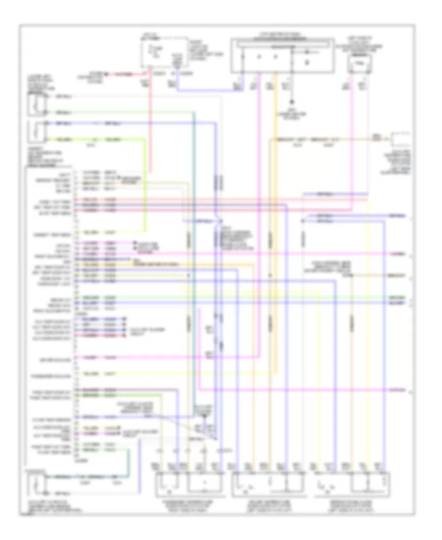 Automatic AC Wiring Diagram (1 of 2) for Lincoln MKT 2011