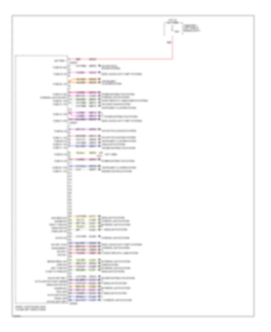 Body Control Modules Wiring Diagram 1 of 2 for Lincoln MKT 2011