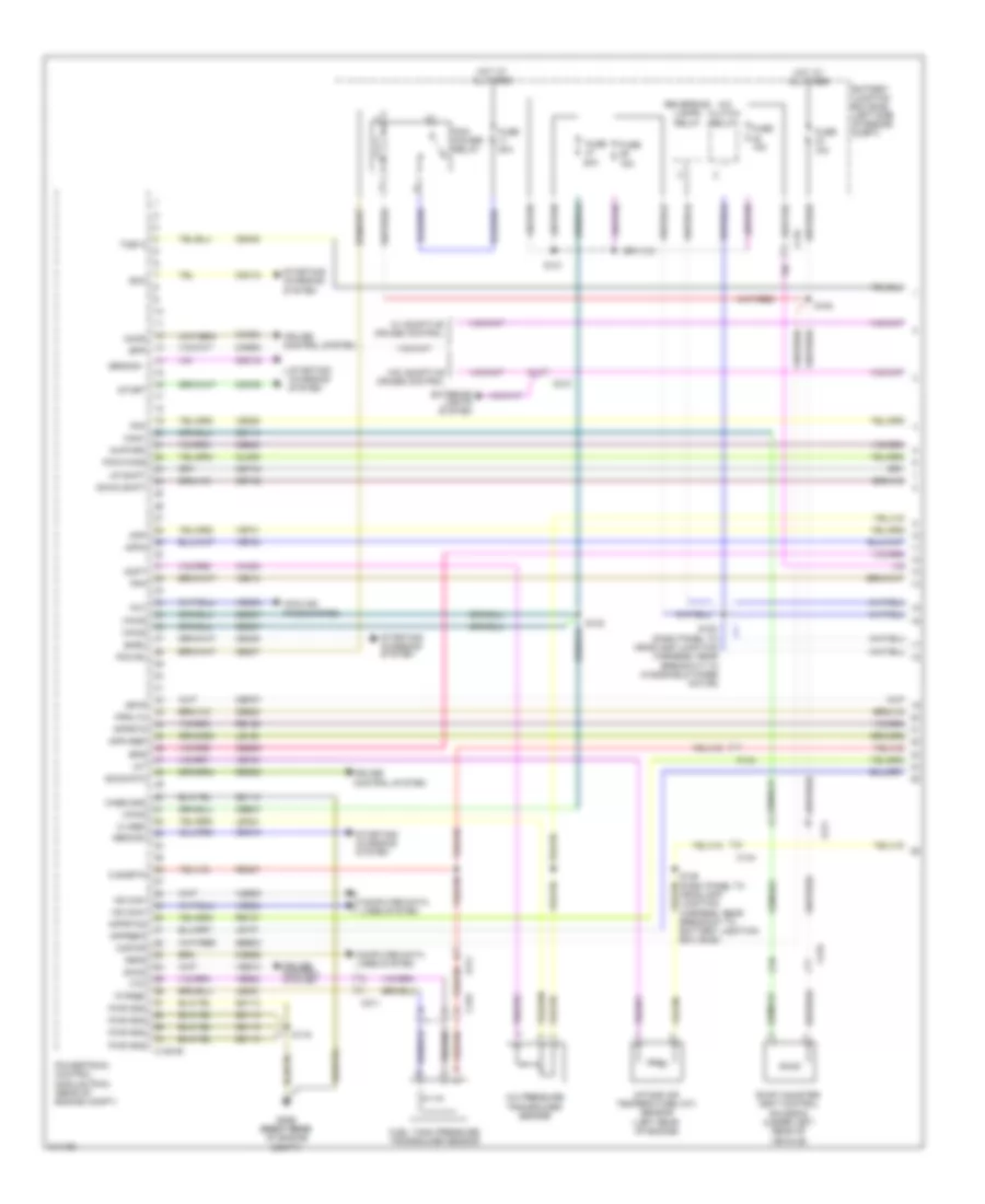 3 5L Twin Turbo Engine Performance Wiring Diagram 1 of 6 for Lincoln MKT 2011