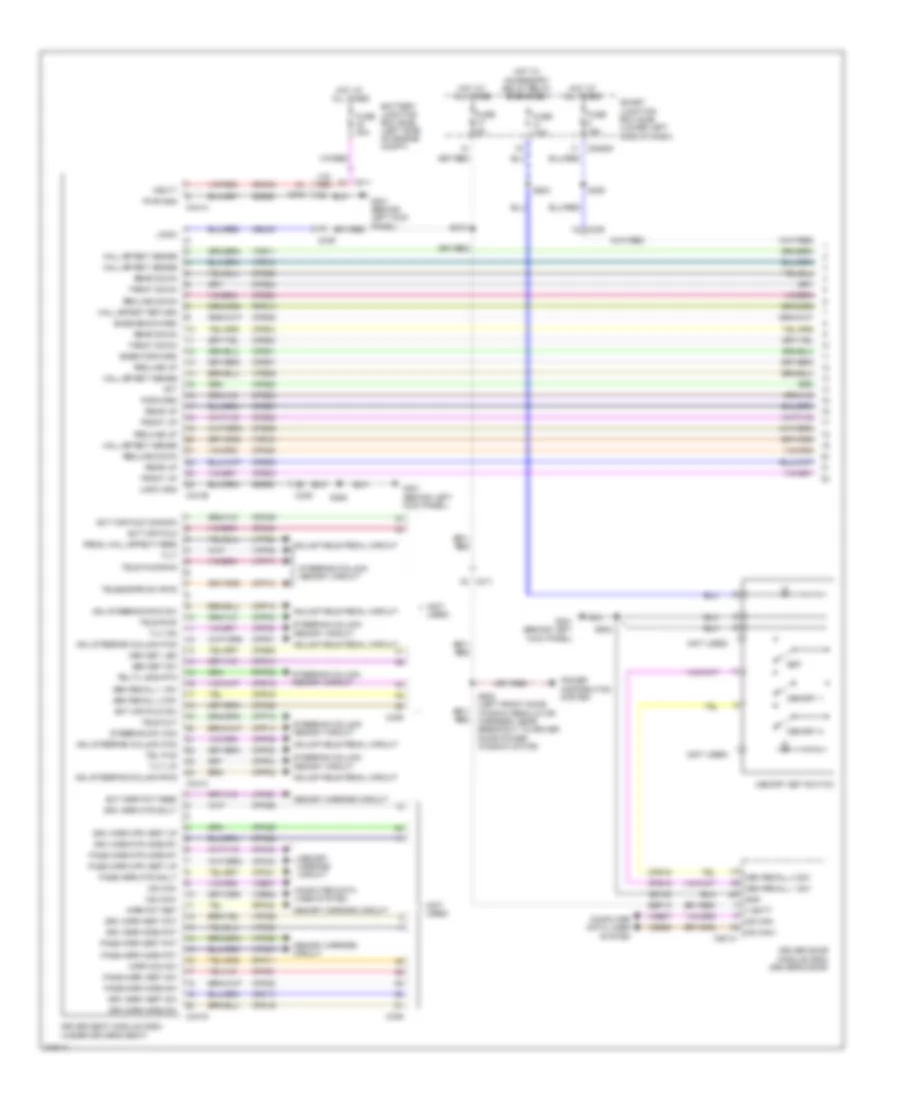 Driver s Memory Seat Wiring Diagram 1 of 2 for Lincoln MKT 2011