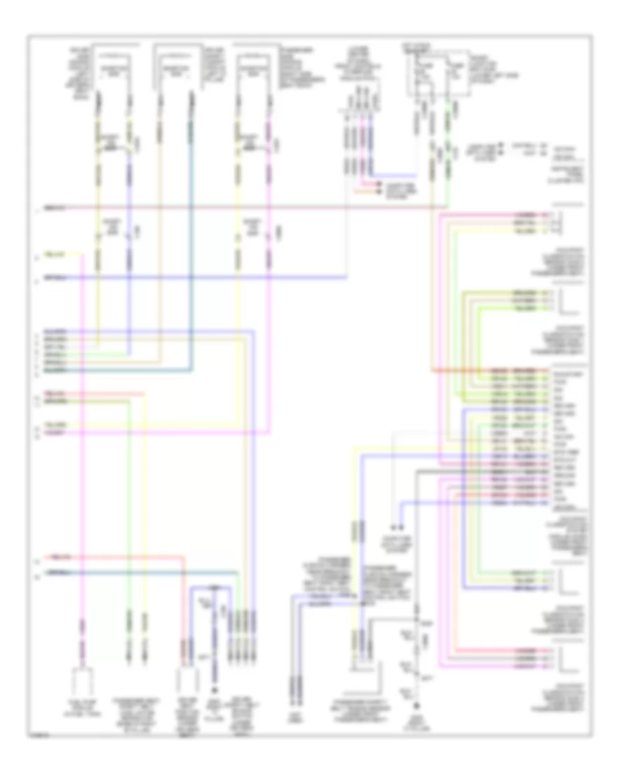 Supplemental Restraints Wiring Diagram 2 of 2 for Lincoln MKT 2011