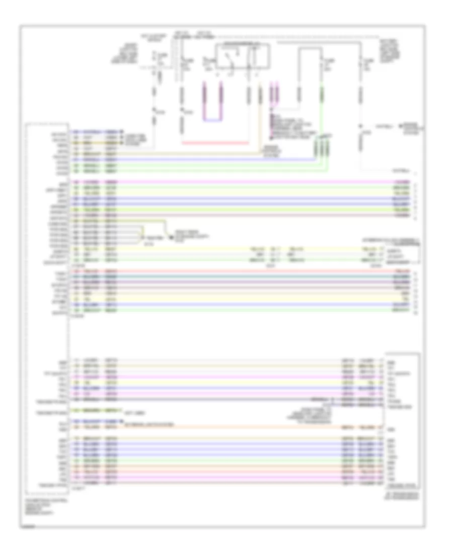 3 5L Twin Turbo A T Wiring Diagram 1 of 2 for Lincoln MKT 2011
