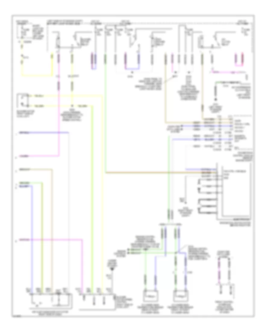 Automatic A C Wiring Diagram 2 of 2 for Lincoln MKT EcoBoost 2011