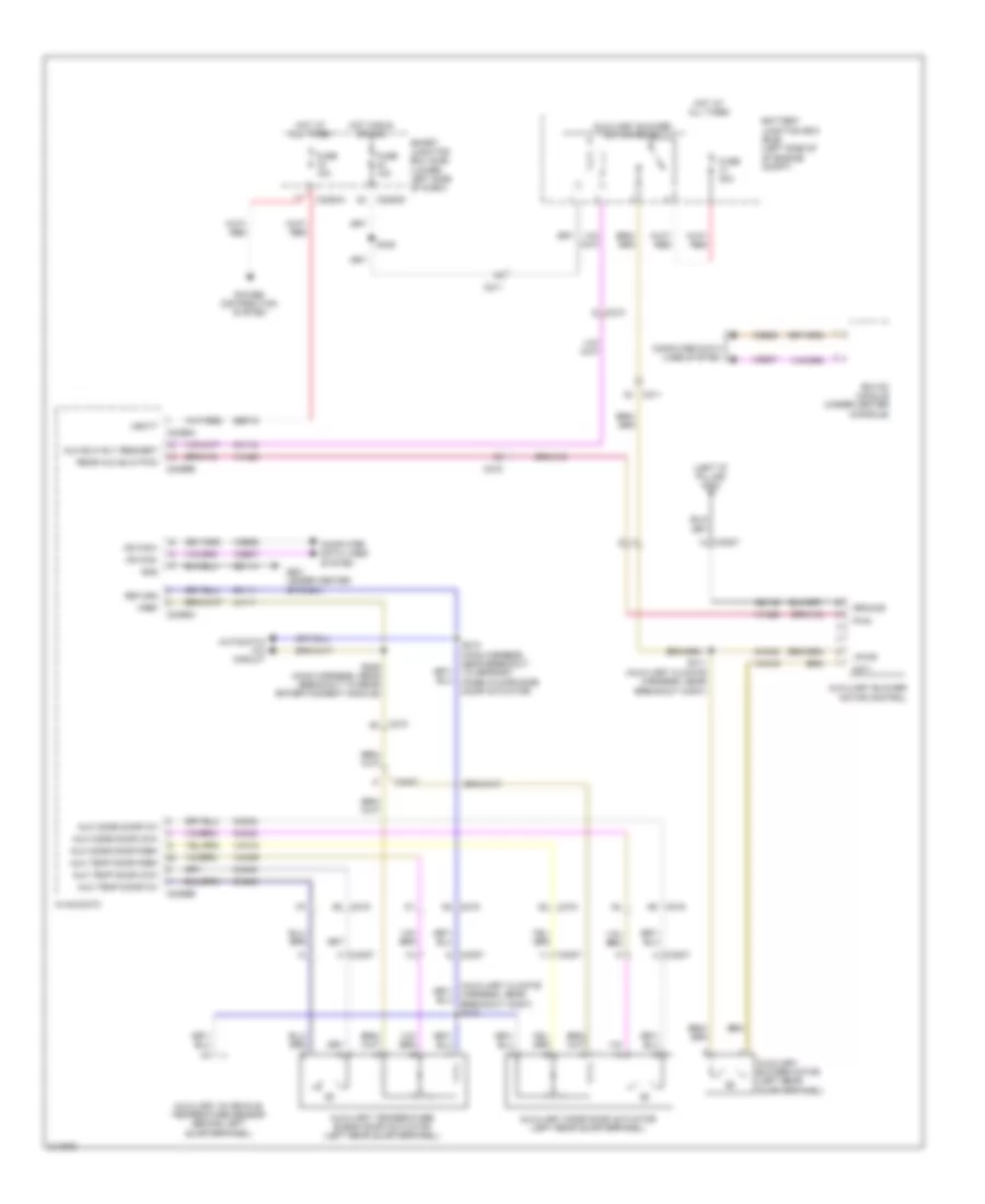 Auxiliary Blower Wiring Diagram for Lincoln MKT EcoBoost 2011