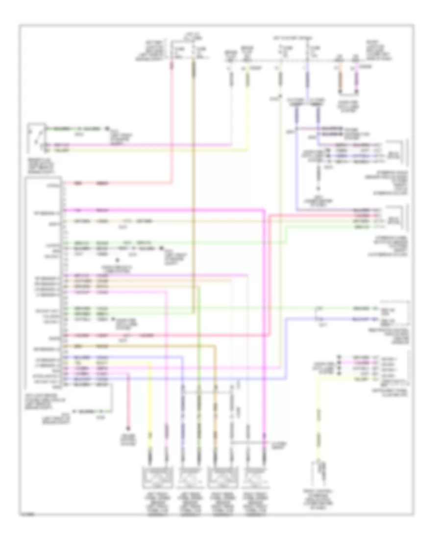 Anti lock Brakes Wiring Diagram for Lincoln MKT EcoBoost 2011