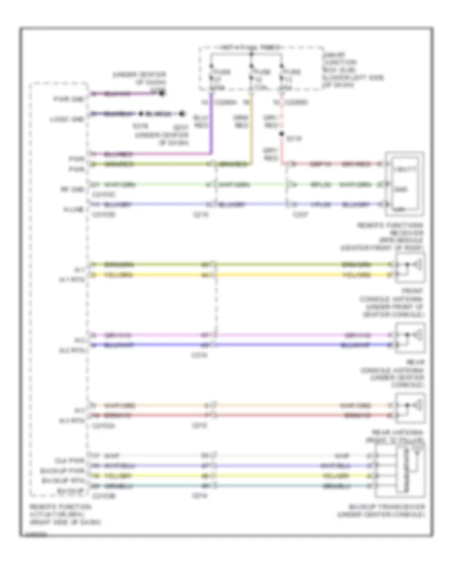 Passive Anti theft Wiring Diagram for Lincoln MKT EcoBoost 2011