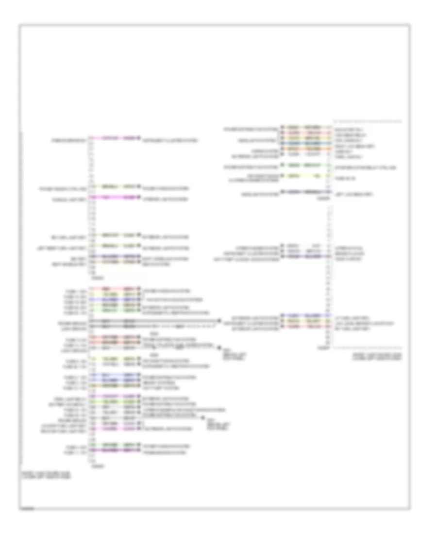 Body Control Modules Wiring Diagram 2 of 2 for Lincoln MKT EcoBoost 2011