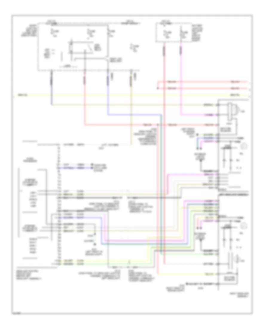 Headlights Wiring Diagram with Adaptive Headlamps 2 of 3 for Lincoln MKT EcoBoost 2011