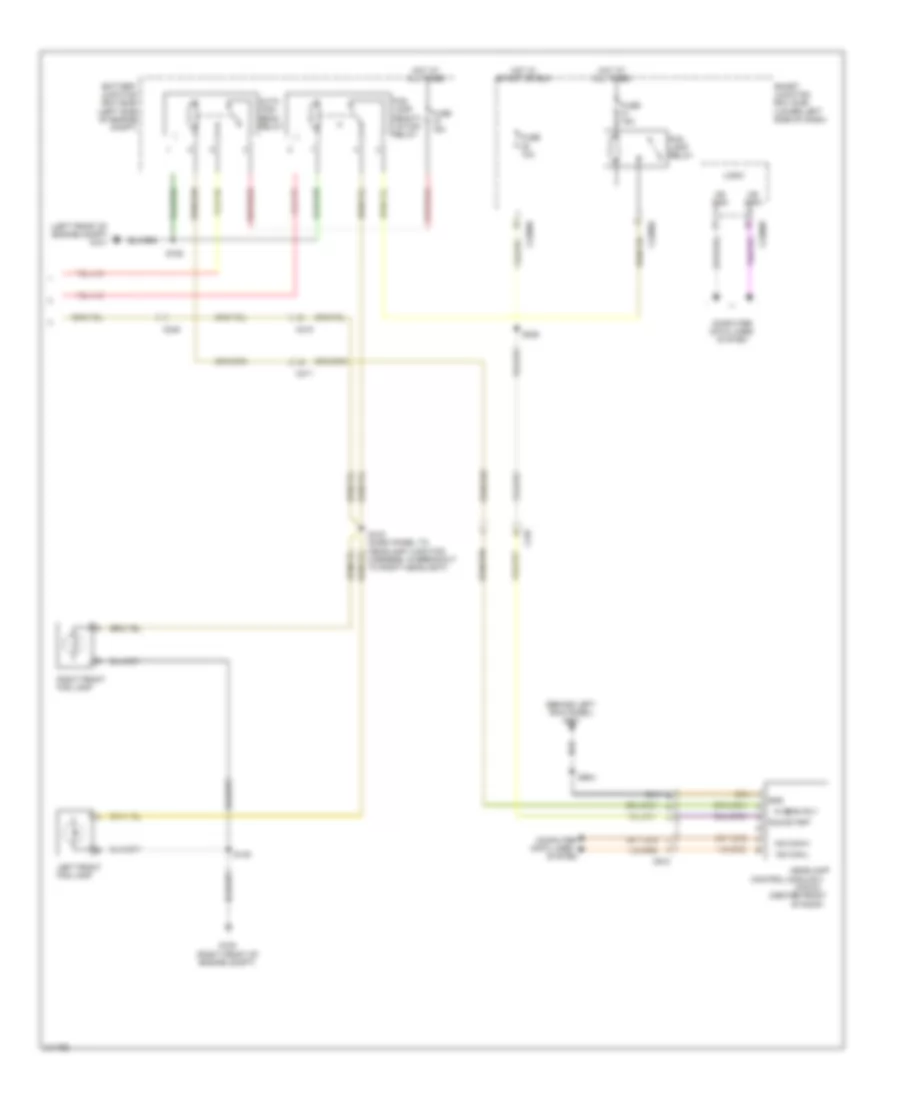 Headlights Wiring Diagram with Adaptive Headlamps 3 of 3 for Lincoln MKT EcoBoost 2011