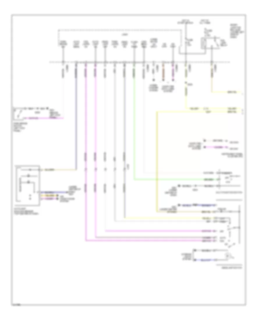 Headlights Wiring Diagram without Adaptive Headlamps 1 of 2 for Lincoln MKT EcoBoost 2011