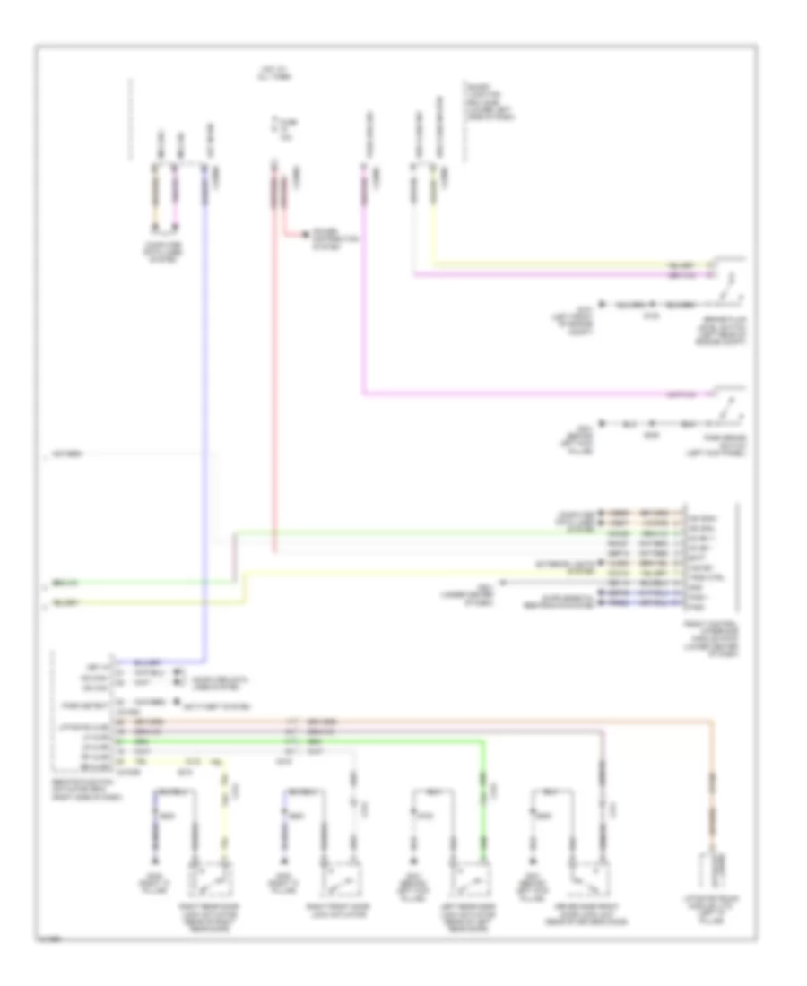 Instrument Cluster Wiring Diagram 2 of 2 for Lincoln MKT EcoBoost 2011